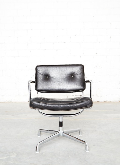 Sedia da scrivania intermedia Ray & Charles Eames ES102 per Herman Miller – draaistoelen, Leather