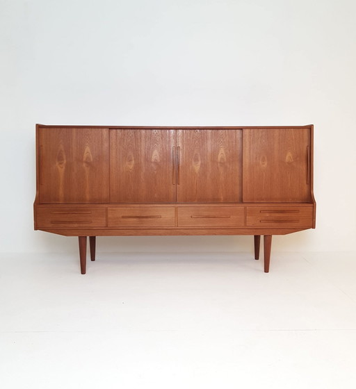 Vintage Deens Highboard Teak Houten Wandkast | Kast – Wood