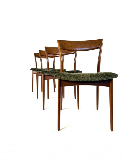 4x restored dining room chair, Viborg Stolefabrik '60