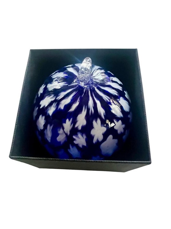 Image 1 of pallina di Natale con murrina in vetro di Murano