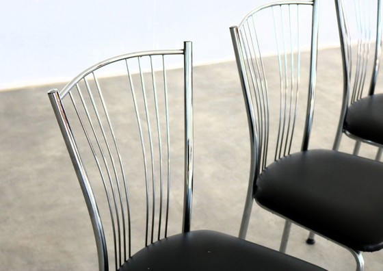 Image 1 of 4x vintage eetkamerstoelen 