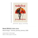 Locandina di René Gruau Moulin Rouge - Donne, donne, donne 2009