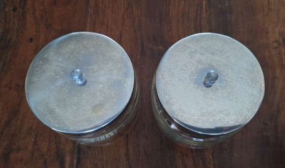 Image 1 of 2 Vintage PYREX Apothekers Potten 