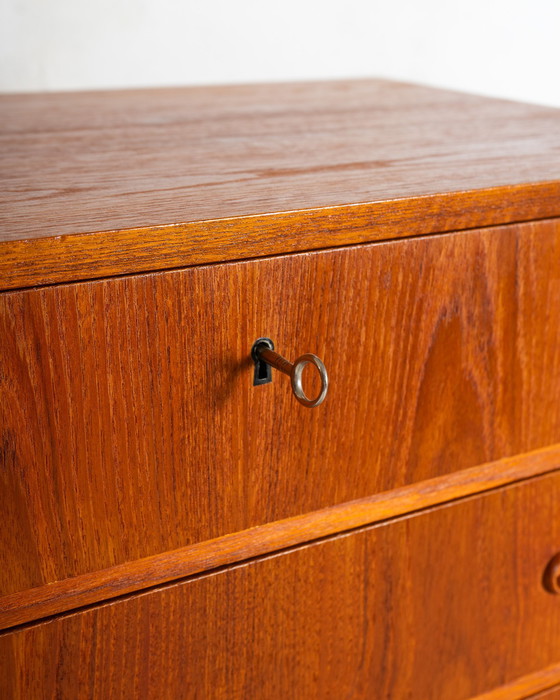 Image 1 of Danish Chest Of Drawers Made Of Teak, Mid Century Modern