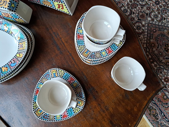 Image 1 of Servizio da tè 4 pezzi e 4 piatti da torta D. Hafner ROSENTHAL