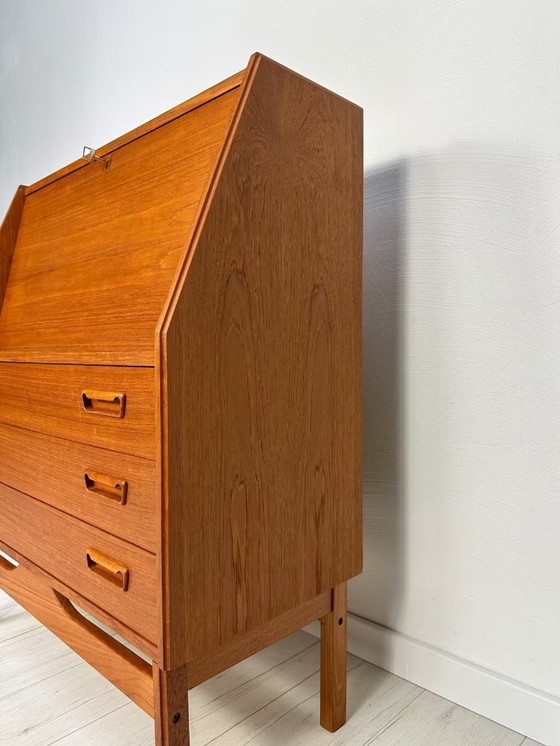 Image 1 of Segreteria danese vintage in teak di Dyrlund anni '60-'70