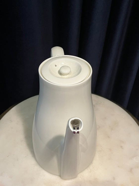 Image 1 of Vintage MCM Fürstenberg & SUS “Thermisol” Insulated Teapot – 1.5L – Art Deco Style