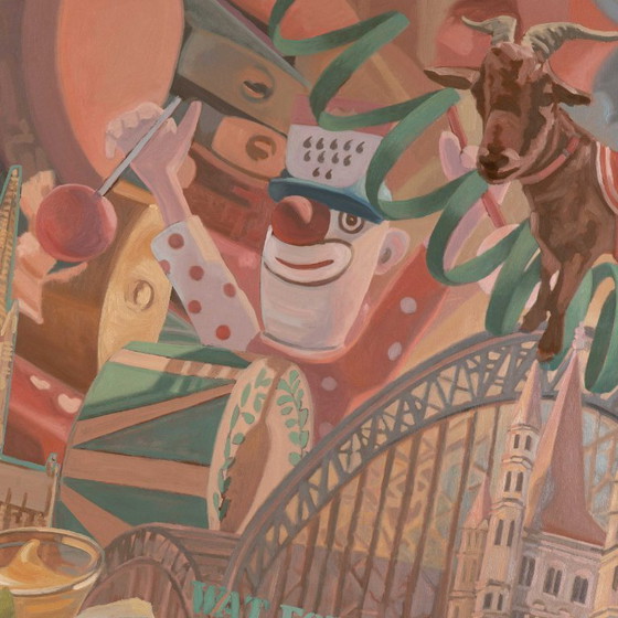 Image 1 of Colonia, 120 x 90 cm, huile sur toile, Sandra Kolondam