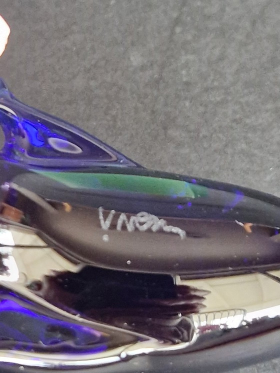 Image 1 of Par de figuras de animales de cristal de Murano - Nason