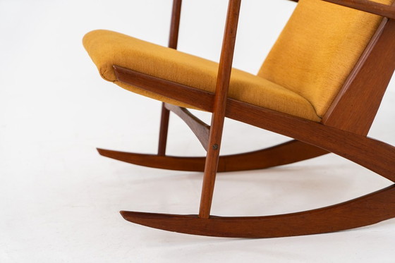 Image 1 of Schommelstoel van Georg Jensen voor Kubus (Denemarken, jaren 1950).