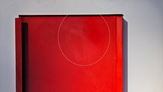 Image 1 of Perchero de pared Tomado rojo blanco Adriaan Dekker