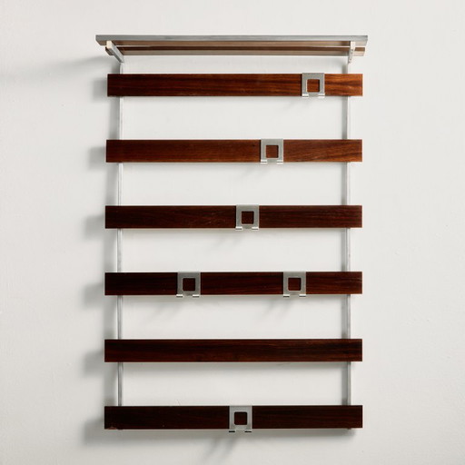 Perchero MK11277 de palisandro y metal. – kapstokken, Wood