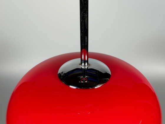 Image 1 of 60er 70er Jahre Lampe Leuchte Hängelampe Glas Deckenlampe Space Age Design