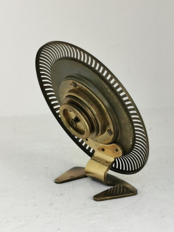 Image 1 of Heinrich Moller design Kienzle years '30 minimal neoclassic desk clock decò 8 days