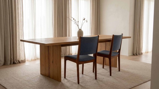 Vintage "IMHA" Chair Set MidCentury Teak by tidlos-design Frankfurt