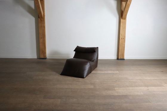 Image 1 of Le bambole chaise longue in pelle marrone di Mario Bellini per B&amp;B Italia, 1972