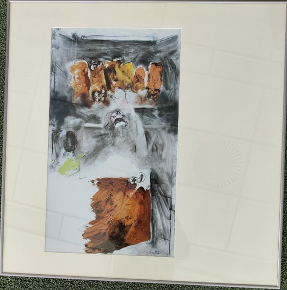 Image 1 of 10 sérigraphies encadrées de Ger Lataster, prix total