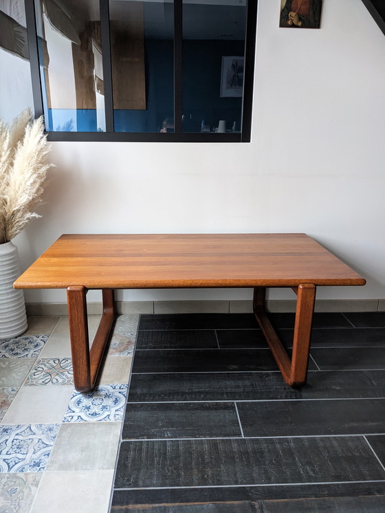 Image 1 of Table basse vintage en teck 