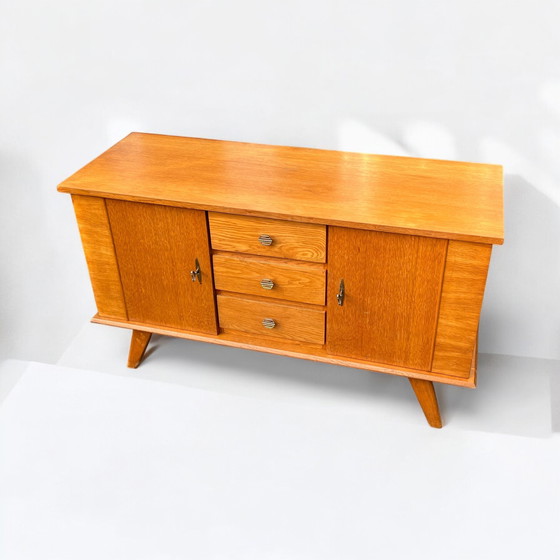 Image 1 of Vintage Houten Dressoir Lp Kast