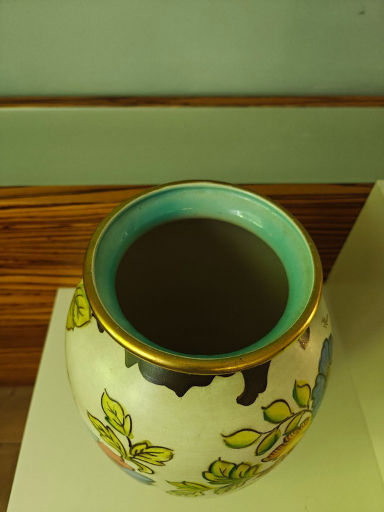 Image 1 of Grote Vintage Design Vaas van Hubert Bequet België – 1950s