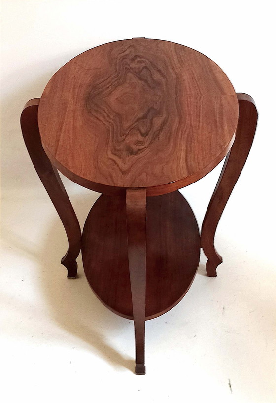 Image 1 of Guéridon Ovale Art Déco Breite 80 cm