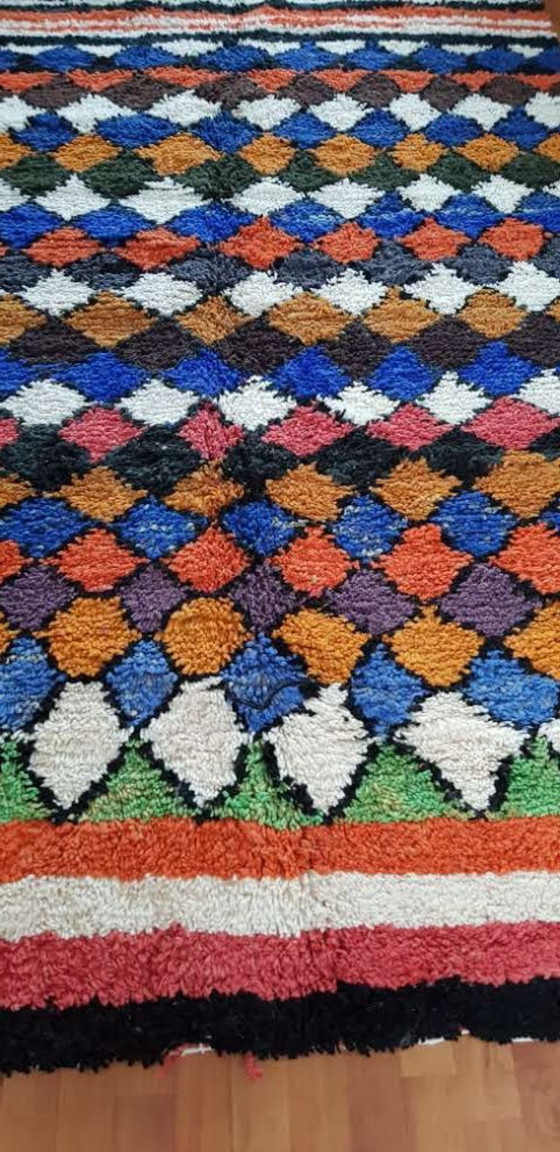 Image 1 of Hand-knotted Berber wool rug 245x160cm