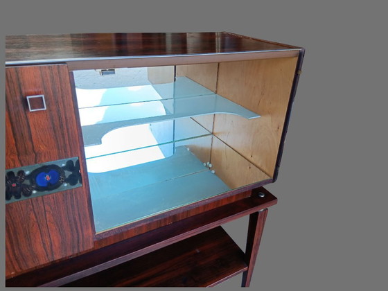 Meuble bar en palissandre Mid-Century – Années 1960 – Wood (photo 7 of 10)