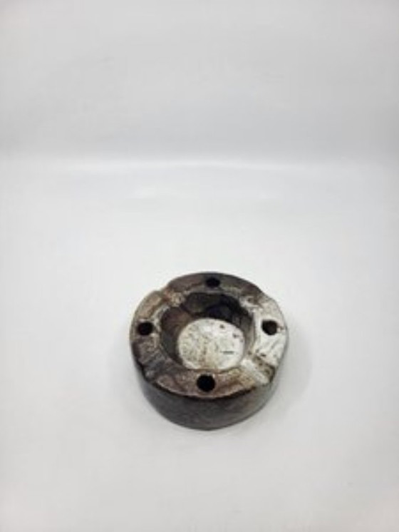 Image 1 of Alsatian stoneware ceramic pottery, glazed, France, 1950