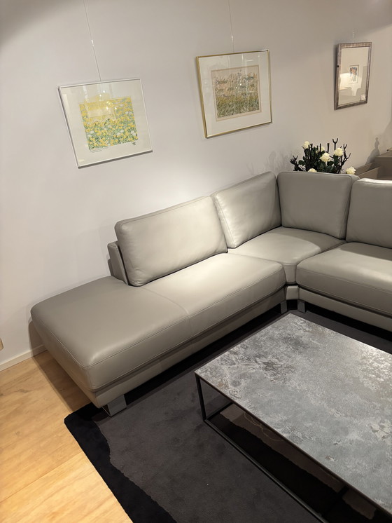 Image 1 of 1x Rolf Benz brand leather sofa