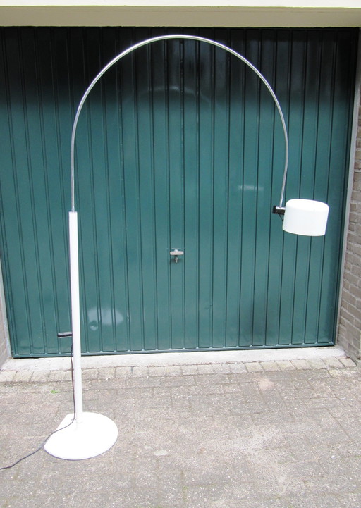 Joe Colombo Coupe Grote Boog Vloerlamp Oluce Italië 1967