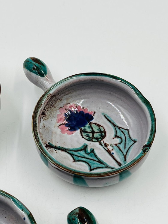 Image 1 of Set of 4 Vallauris Chardon Ramekins by Étienne Daniel