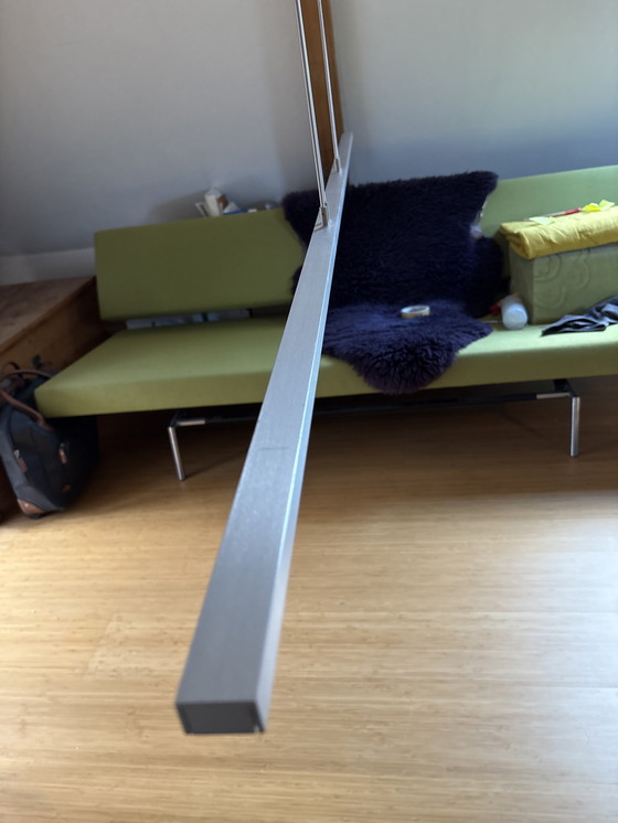 Image 1 of LED (8x) dining table pendant lamp made of brushed aluminum