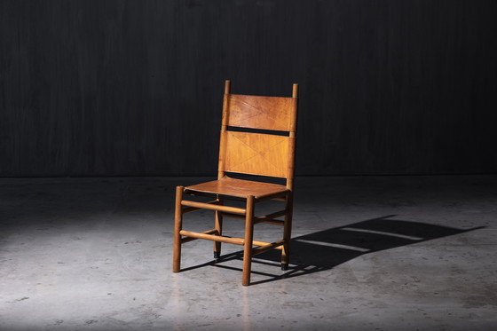 Image 1 of Sedie Kentucky di Carlo Scarpa per Bernini, Italia, anni '80