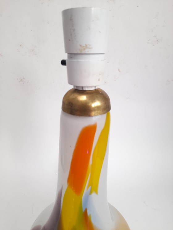 Image 1 of Grande base per lampada Holmegaard in vetro colorato