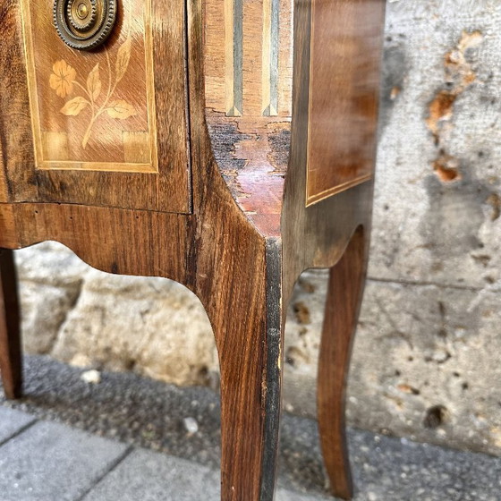 Image 1 of Louis XV and Louis XVI Transitional Style Chest of Drawers, circa 1900 - France