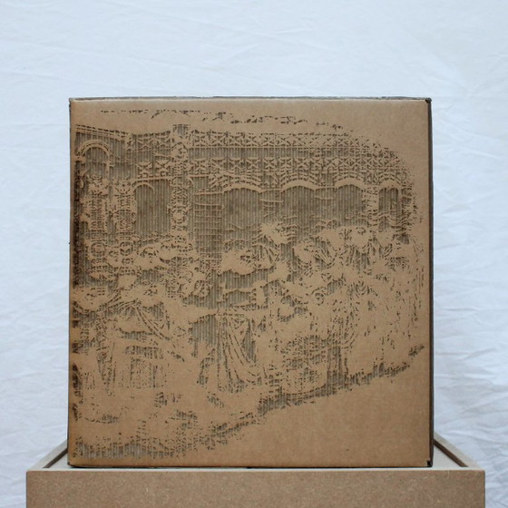 Image 1 of Achille ATTARD - Laser engraving on honeycomb cardboard