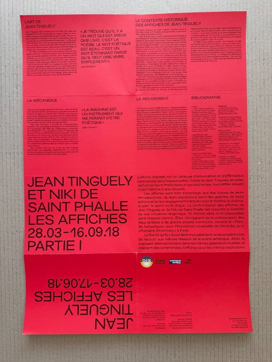 Niki de Saint Phalle, Niki Stabilisée par Jean Tinguely, originele tentoonstellingsposter – Paper (photo 8 of 10)