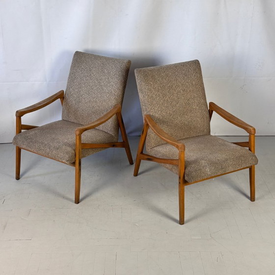 Image 1 of Pair of Jirí Jiroutek Armchairs for Jitona, 1960s