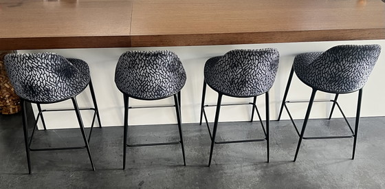 Image 1 of Sgabelli da bar di design MIDJ Italia – Set da 4