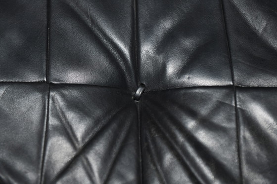 Image 1 of Superbe Daybed DS-80 vintage en cuir noir d'origine par De Sede Swiss