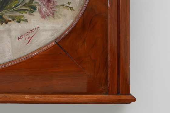 Image 1 of Natura morta dipinta a olio su tavola dall'artista belga A. Heynderickx, 1922