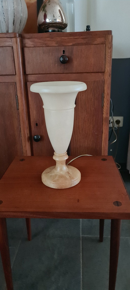 Lampe vase Alabaster Massive '70