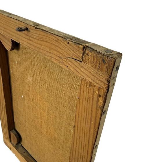 Porträt des Heiligen Vinzenz von Paul, Öl auf Leinwand, Gemälde & Zeichnungen, Holz, Braun, Klassiek (Foto 11 von 12)