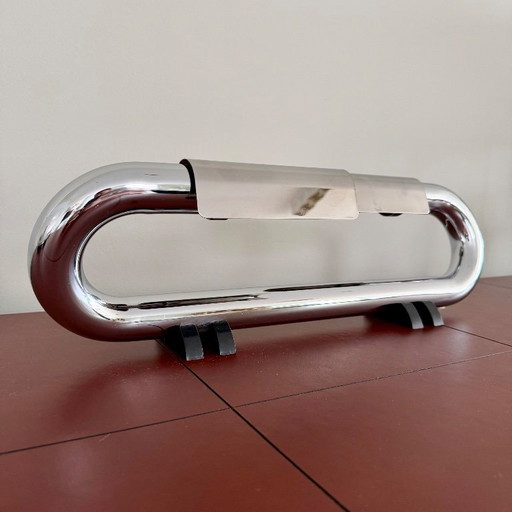 Luci Italia T452 Space Age chrome design 1970s collector's item