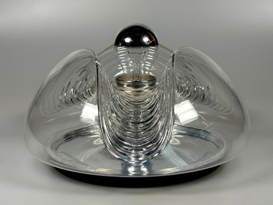 Image 1 of Lampada da parete o da soffitto "Wave" degli anni '60/'70 di Koch & Lowy per Peill & Putzler