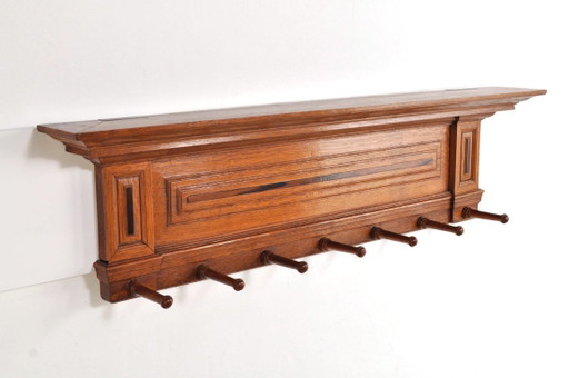 Antique Oak Coat Rack, 1890s – kapstokken, Wood (photo 2 of 12)
