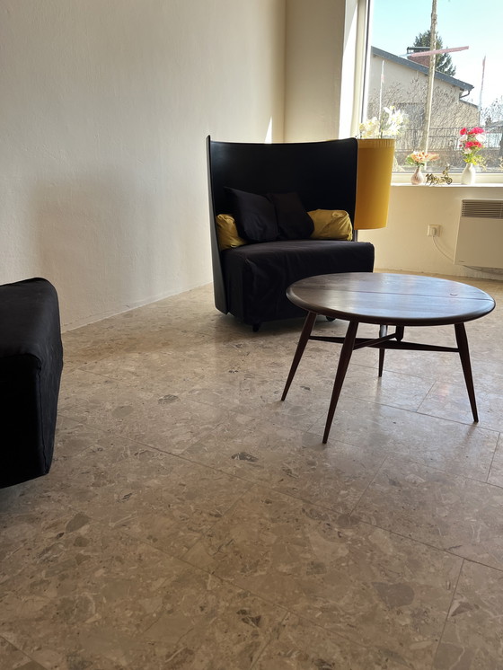 Image 1 of 2x Originele "Zanotta Campo 1984" loungestoel met hoge rugleuning van De Pas D'Urbino Lomazzi!!