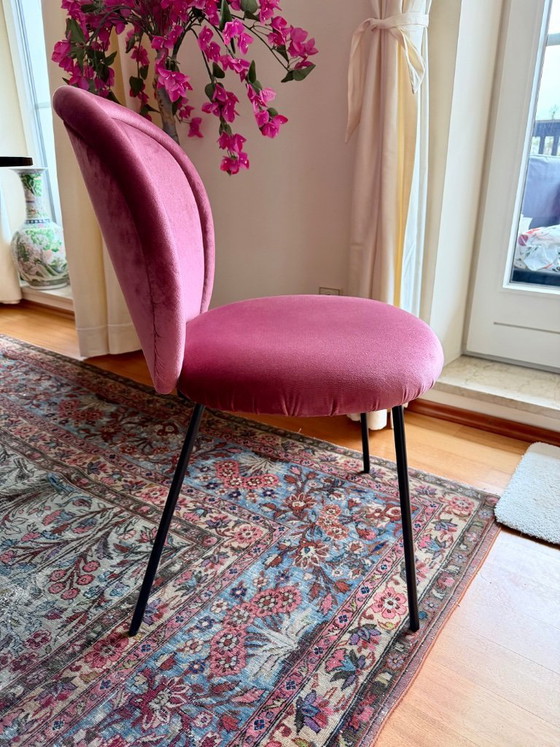 Image 1 of 6 Stühle de diseño „Ona Curved“ – Rosado