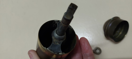 Image 1 of Antique brass Pe The coffee grinder, Turkish