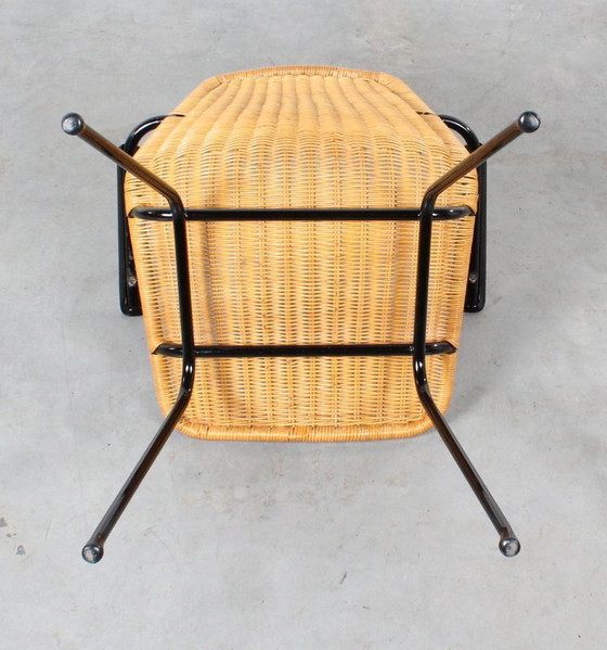 Image 1 of Rohé Noordwolde Rattan-Esszimmerstuhl mit Armlehnen